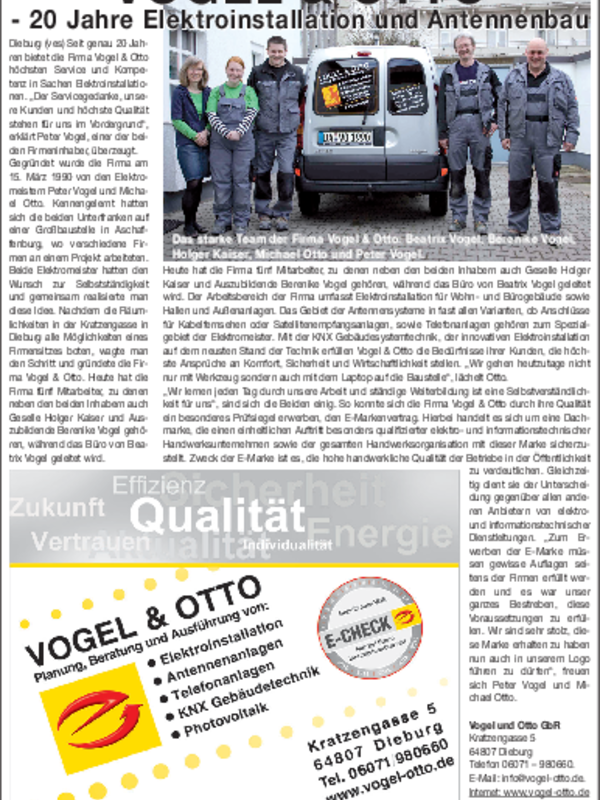Zeitungsausschnitt 